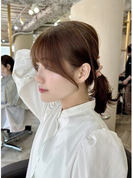 アリスバイアフロート 自由が丘(ALICe by AFLOAT) 結んでも可愛いおくれ毛カット