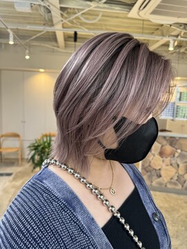 ファンド 千葉(fand) バレイヤージュカラー/ウルフレイヤーカット/イメチェン