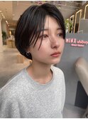 丸みマッシュボブ