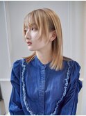 顔周りレイヤースタイル