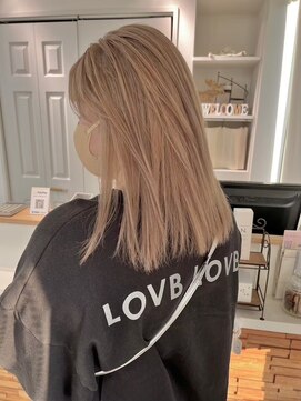 フレイムス ヘアアンドリラックス 赤羽店(Frames hair&relax) ミルクティーベージュ