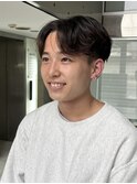 MEN'S HAIR 刈り上げマッシュ ニュアンスパーマ メンズヘア