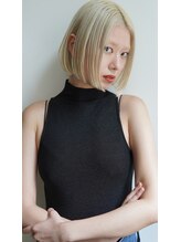 スピンヘアワークス(Spin Hair Works) ブロンドボブ＠矢野