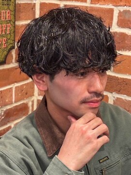 プレミアムバーバー 目黒店(PREMIUM BARBER produce by HIRO GINZA) シャドウパーマ