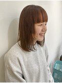 顔まわりにアクセントのあるオシャレヘア