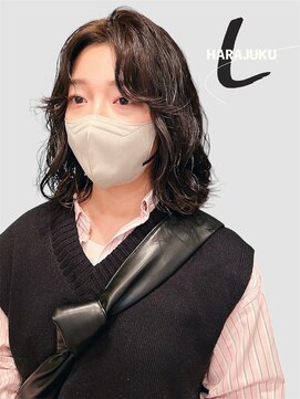 ラレイ ハラジュク(Lalei harajuku) 原宿コテ巻き風パーマスパイラルパーマくせ毛風パーマ原宿パーマ