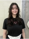 【ステップボーンカット】ロングパーマスタイル