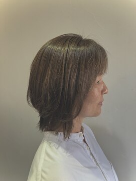 ヘアサロン ディア(Hairsalon DIA) ミディアムグレージュヘア