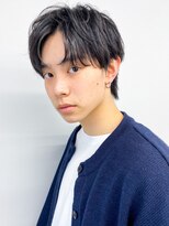 オグジュアリー 表参道(aux.) 王道メンズショート☆無造作ツイストパーマセンターパート
