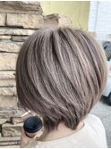 70代 × 白髪ぼかし