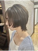 ショートウルフ、梅雨ヘア、夏ヘア、スッキリ、軽い