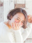 アップバング くせ毛ショート マッシュヘア【モテナ 豊田 浄水】