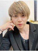 ハイトーンベージュニュアンスマッシュパートt86