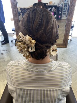 コワファースト 大分(COIFF1RST) 成人式/前撮り/ヘアセット/シニヨン/まとめ髪/着物ヘア