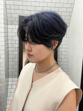 レガーレ(Legare) マッシュショート×アンブレラ×インナー×ブルー