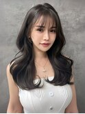 韓国ヘアー/ダブルカラー/ハイライト/イメチェン/エクステ/梅田