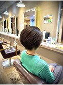 小顔補正立体カットステップボーンカット