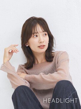 アーサス ヘアー デザイン 自由が丘店(Ursus hair Design by HEADLIGHT) ミディアムレイヤーカットココアベージュチョコレートブラウン