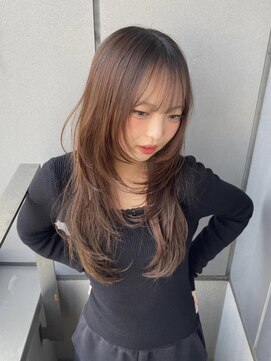 キイ ギンザ(k.e.y GINZA) ロングシャギーレイヤー/ロングレイヤー/顔周りレイヤー