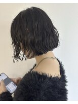 シン フルリール(Shin fleurir) ぱつっとボブ×パーマ