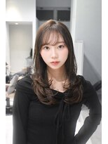 フィルムス 田町芝浦(FILMS)&nbsp;ミルクティーベージュ/レイヤーボブ/韓国巻き/顔周りカット/田町