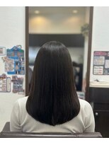 ヘアー マインド(hair MIND)&nbsp;広がりを抑えた自然な艶ストレート【辻堂/髪質改善/ヘッドスパ】
