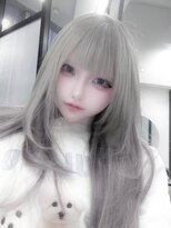 リアイス(Re:ICE)&nbsp;中性透明感ハイトーンロングウルフ