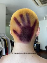 ヘアカラーカフェ(HAIR COLOR CAFE)&nbsp;ベリーショート×手形×ハート