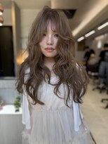 ジゼル ビエラ博多テラス店(GiseL)&nbsp;博多 顔周りレイヤー×柔らかブラウンベージュ