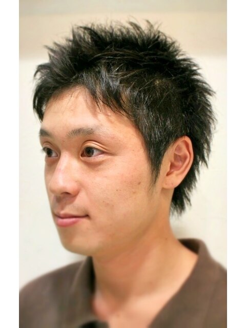 アップバングで爽やかMen's◇上新庄美容室BECK◇