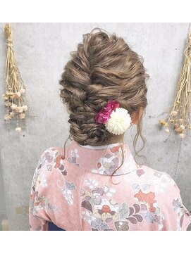リノ 吉祥寺(Lino kichijoji) 【Linoアレンジ 桑原】オススメふんわり着物ヘア♪