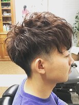 バロンズバーバーショップ(BARONS BARBER SHOP) ツーブロック マッシュ ショートレイヤー