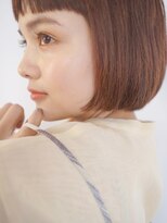 パール(PearL) 《PearL》簡単スタイリング/ミニボブ×ぱっつん前髪