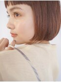 《PearL》簡単スタイリング/ミニボブ×ぱっつん前髪
