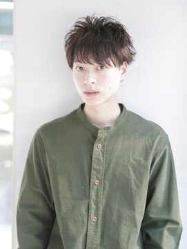 アフロディーテ ギンザ 秋葉原店(APHRODITE GINZA) ベリーショート/ウルフ/アッシュブラック/カルマパーマ/秋葉原