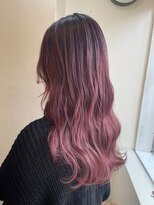 エンレイ(enRei) 暖色系くすみピンクベージュ大人かわいいゆるふわ無造作ウェーブ