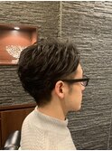 かき上げニュアンスマッシュサイドパート韓国マッシュフェード