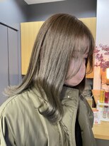 ニコフクオカヘアーメイク(NIKO Fukuoka Hair Make) 福岡天神/大人可愛いシークレットハイライト/オリーブカラー