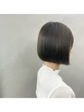 タグ(#tag) #顎ラインボブ×マットカラー