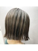 伸ばしかけスタイル☆切りっぱなしボブ