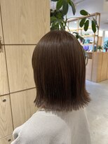 アドラーブル 万代店 (adorable)&nbsp;【柔らかベージュ】ぷつっとボブ　ナチュラル可愛いスタイル