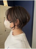 ショートボブstyle！グレージュカラー