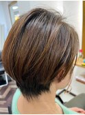 [ヘアークラフトサン] 大人女性におすすめ◎ふんわりショ-トボブ