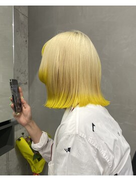 ビューズ(VIEWS) デザインカラー/すそカラー/イエローカラー/ボブ[表参道]