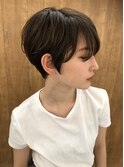 ショート・ボブ/面長/前髪あり/絶壁解消/30代/40代/50代/くびれ