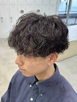 レタッチ バイ フィフス 天神大名(RETOUCH by fifth)&nbsp;シャドウパーマニュアンスパーマスパイラルパーマ緩め20代メンズ