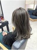 ハイライト×白髪カバー
