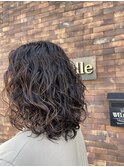 ミディアムスパイラルパーマ