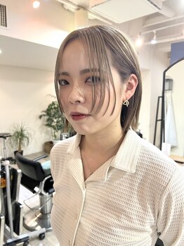 ブリックバイブレイス 千葉 千葉中央(brick by brace)の写真/【千葉駅7分/千葉中央1分】顔周りの似合わせで第一印象がキマる。#うざバング #顔周りレイヤー #小顔カット