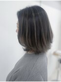 熊本 透明感カラー 韓国風スタイル Una Yumika